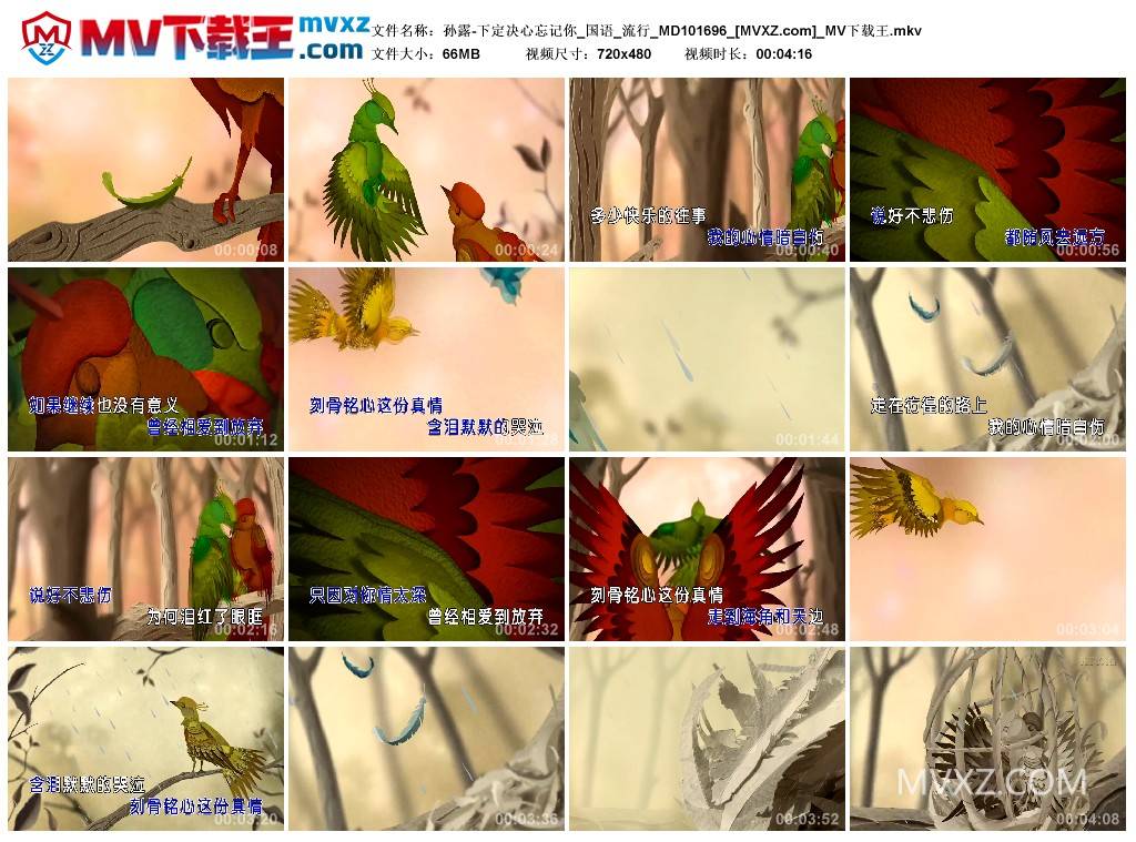 孙露-下定决心忘记你_国语_流行_MD101696